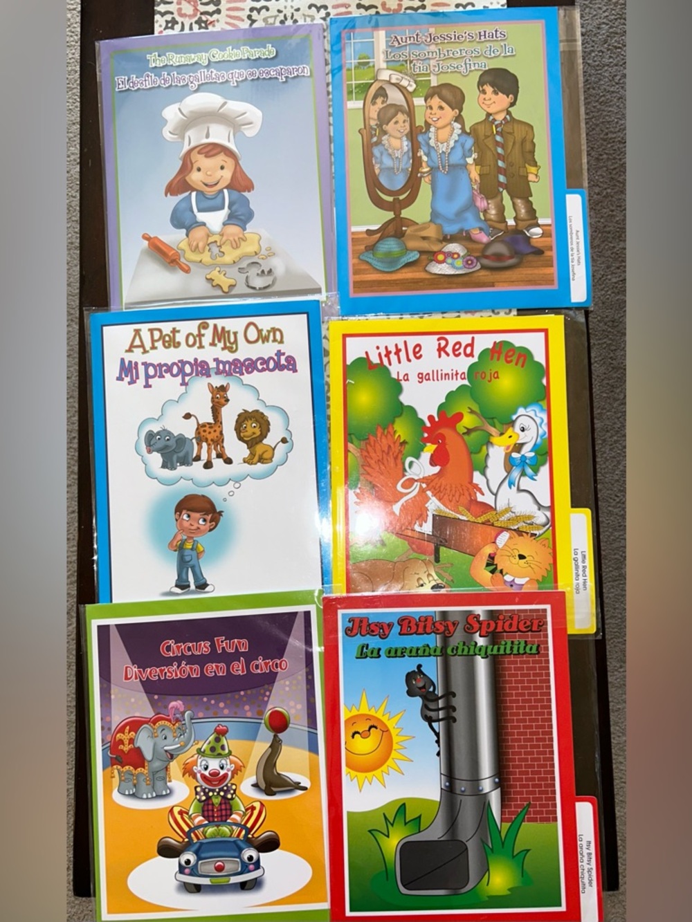 (6) NEW Frog Street Press STORY FOLDERS Bilingual English Spanish PreK-Kinder
